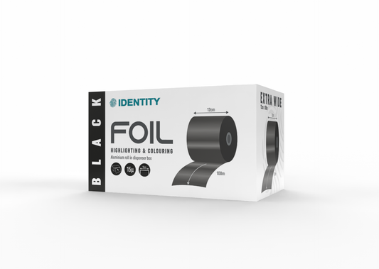 Identity foil Black 12cm X 100m