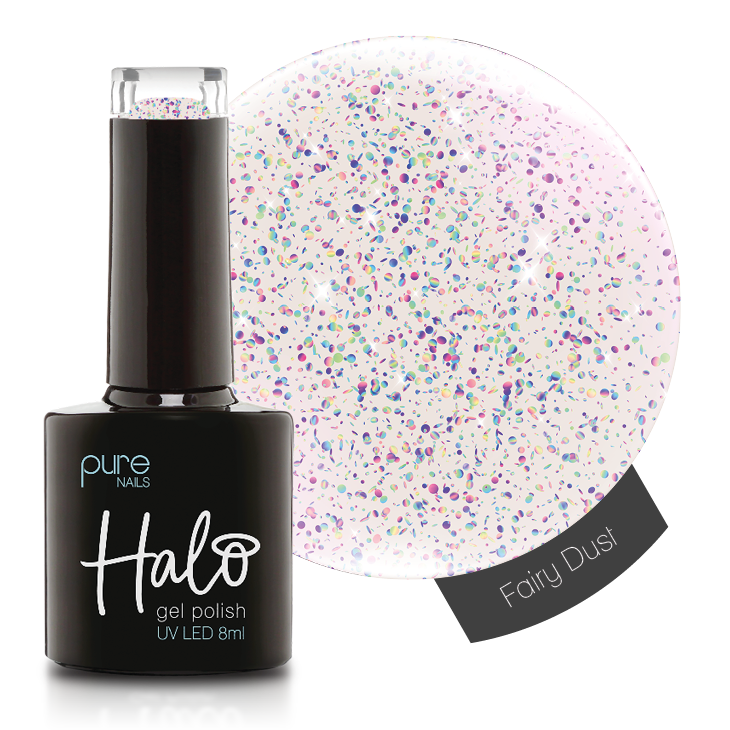 Halo Gel Fairy Dust Top Coat
