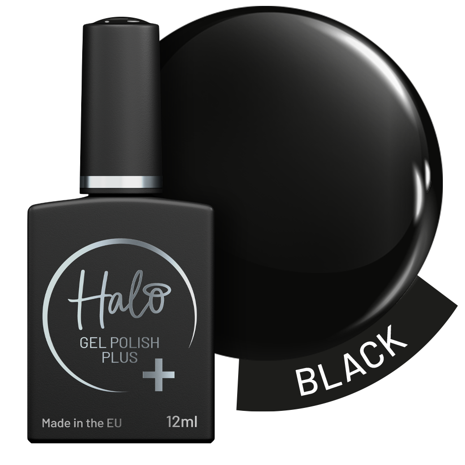 Halo Gel Polish Plus Black