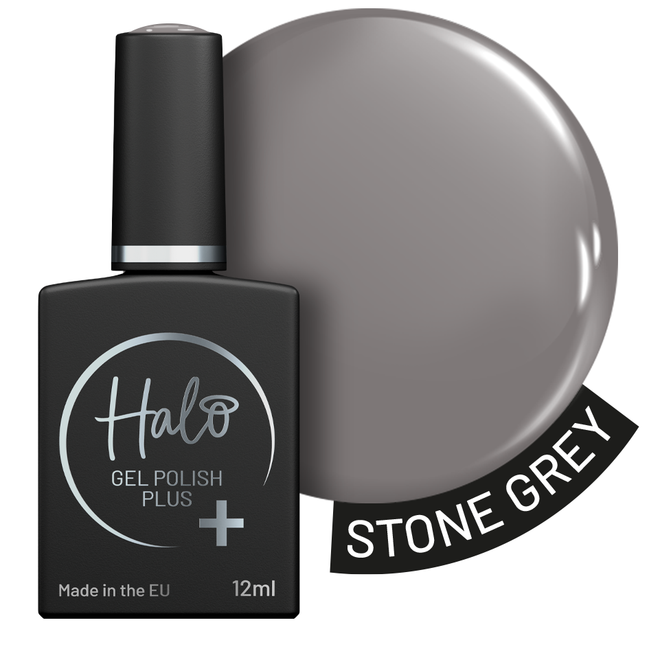 Halo Gel Polish Plus Stone Grey