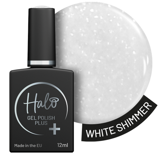 Halo Gel Polish Plus White shimmer