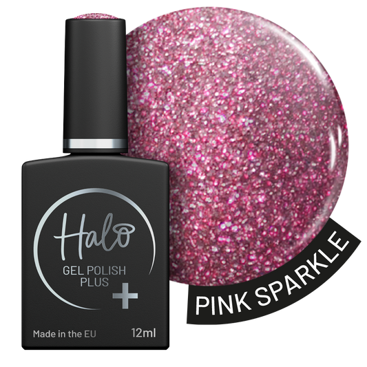Halo Gel Polish Plus Pink Sparkle