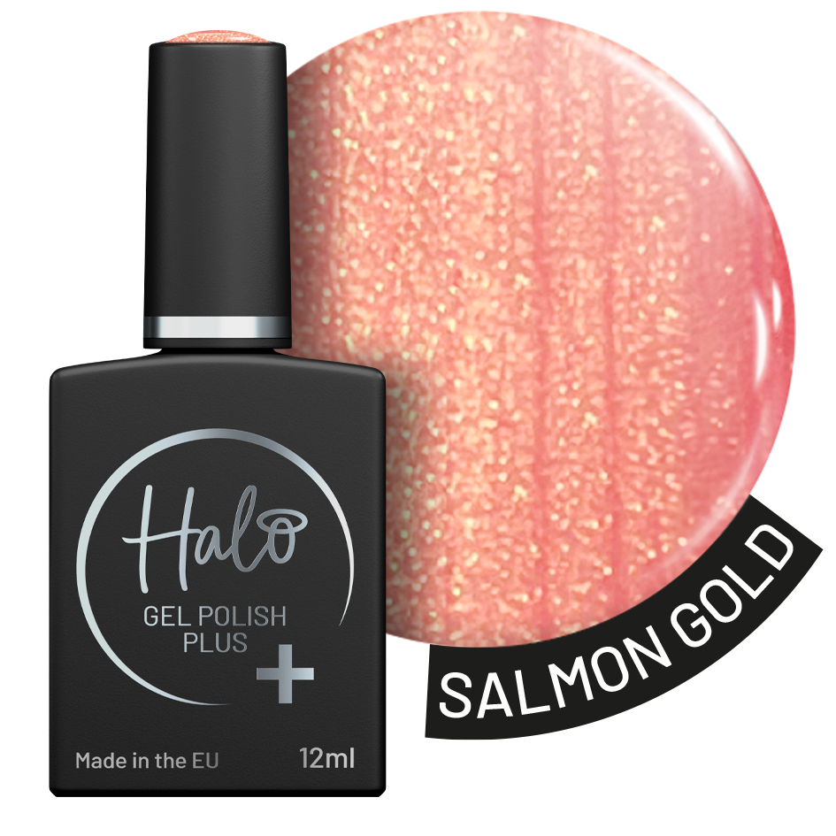 Halo Gel Polish Plus Salmon Gold
