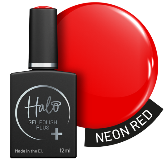 Halo Gel Polish Plus Neon Red
