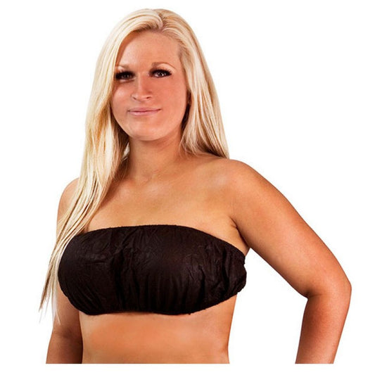 Disposable Bra Black 10's