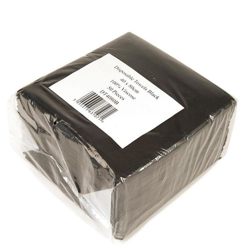 Disposable Towels Black 50's