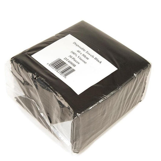 Disposable Towels Black 50's