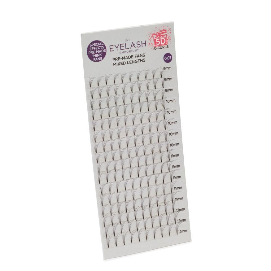 The Eyelash Emporium 5D Fan Lashes C Curl 0.07