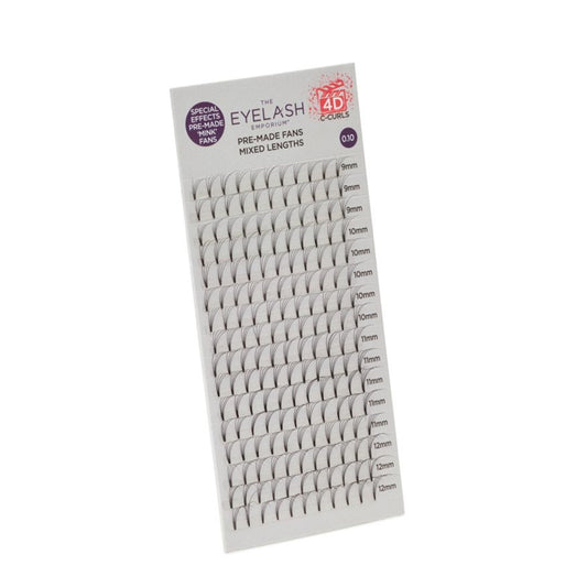 The Eyelash Emporium 4D Fan Lashes C Curl 0.10