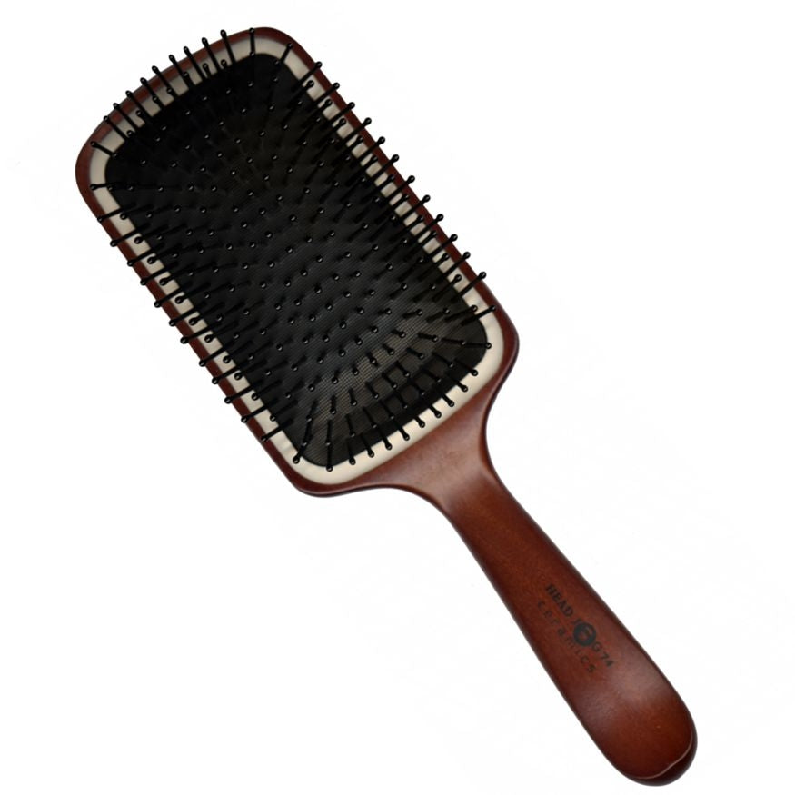 Head Jog 74 Wooden Paddle Brush