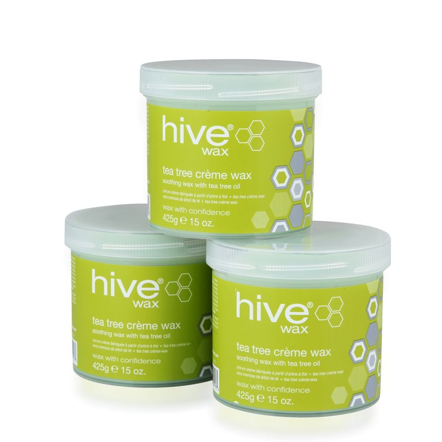 Hive Creme Wax Tea Tree 3 for 2 pack