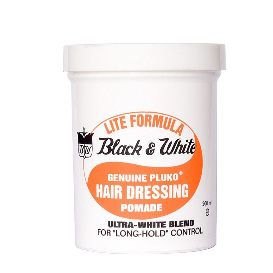 Black And White Pluko Pomade Lite 200ml