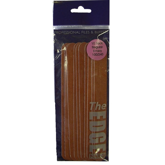 The Edge Emery Board 100/180 Grit 10 pack