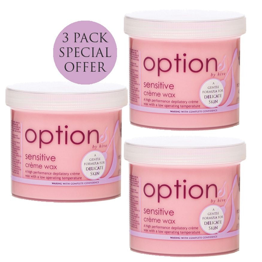 Hive Creme Wax Sensitive 3 pack