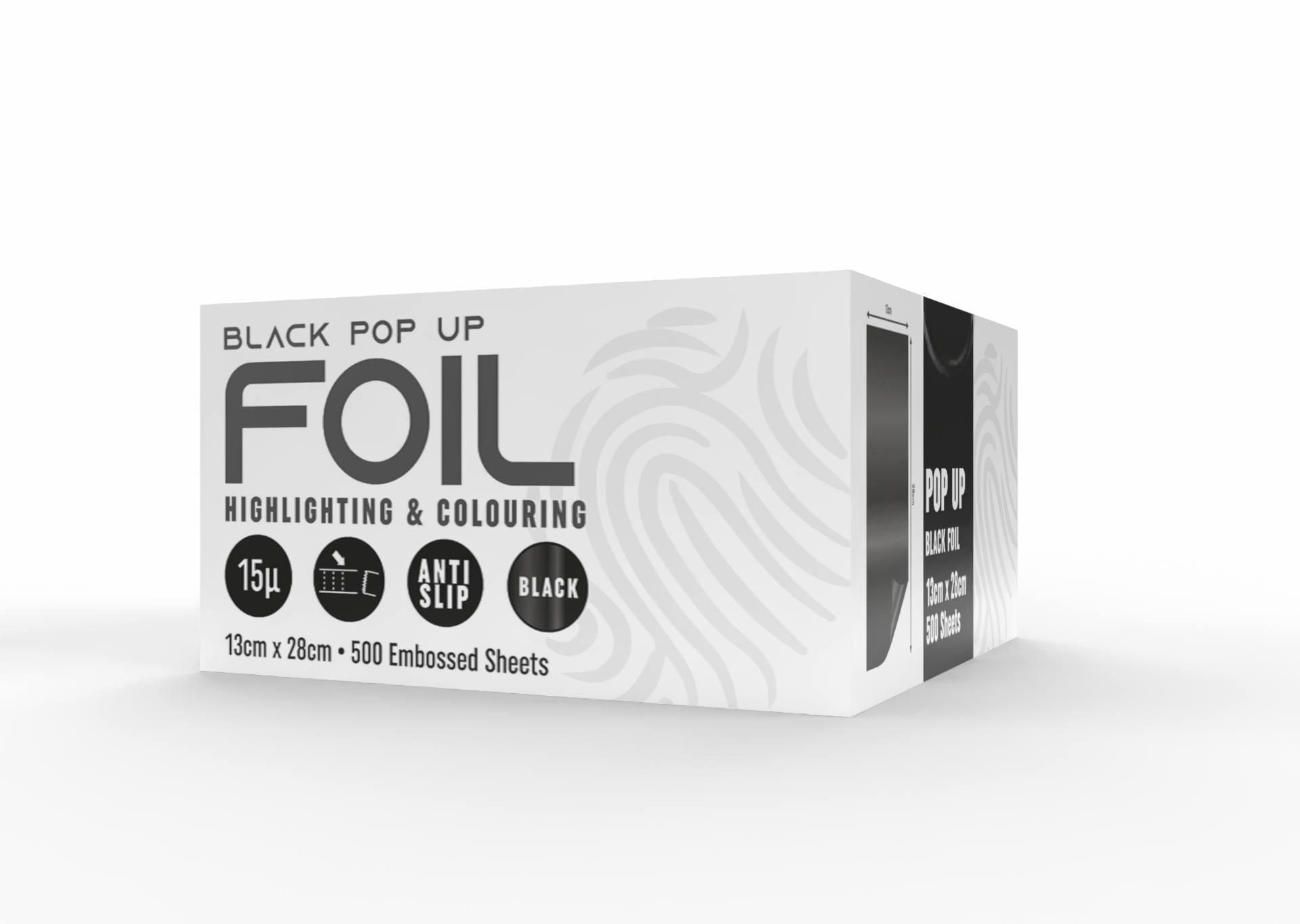 Identity Foil Rose Black POP UP 13cm x 28cm (Copy)