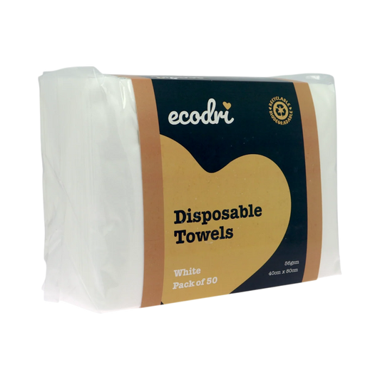 Disposable Towels Eco Dry White 50's