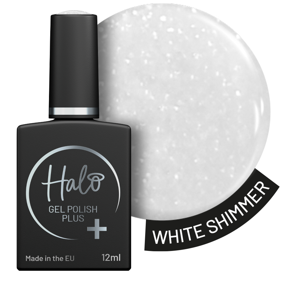 Halo Gel Polish Plus White shimmer