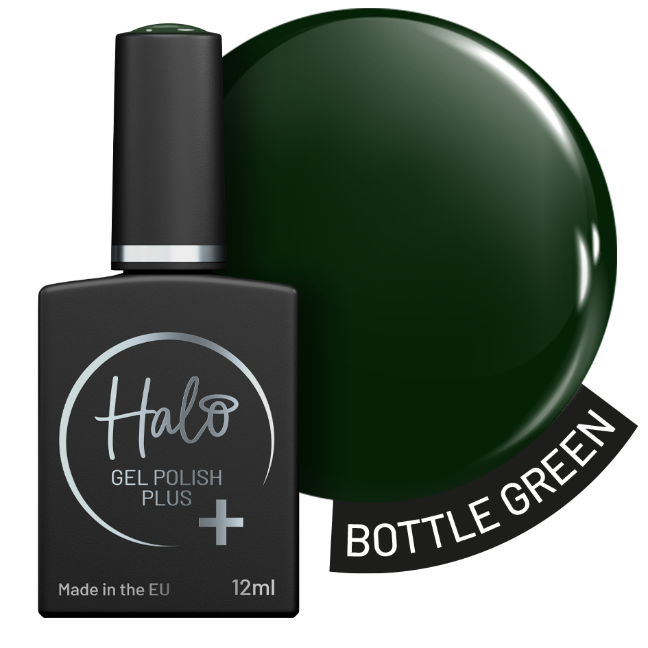 Halo Gel Polish Plus Bottle Green