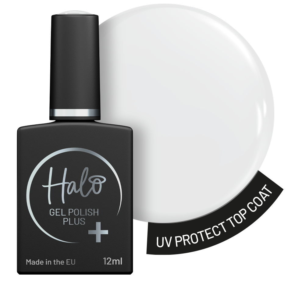 Halo Gel Polish Plus UV protect Top Coat