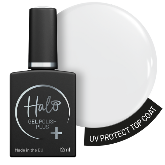 Halo Gel Polish Plus UV protect Top Coat