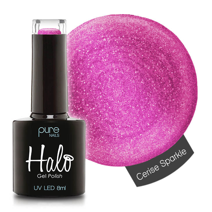 Halo Gel Cerise Sparkle