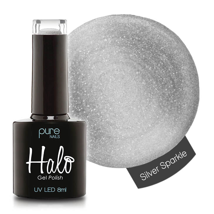 Halo Gel Silver Sparkle