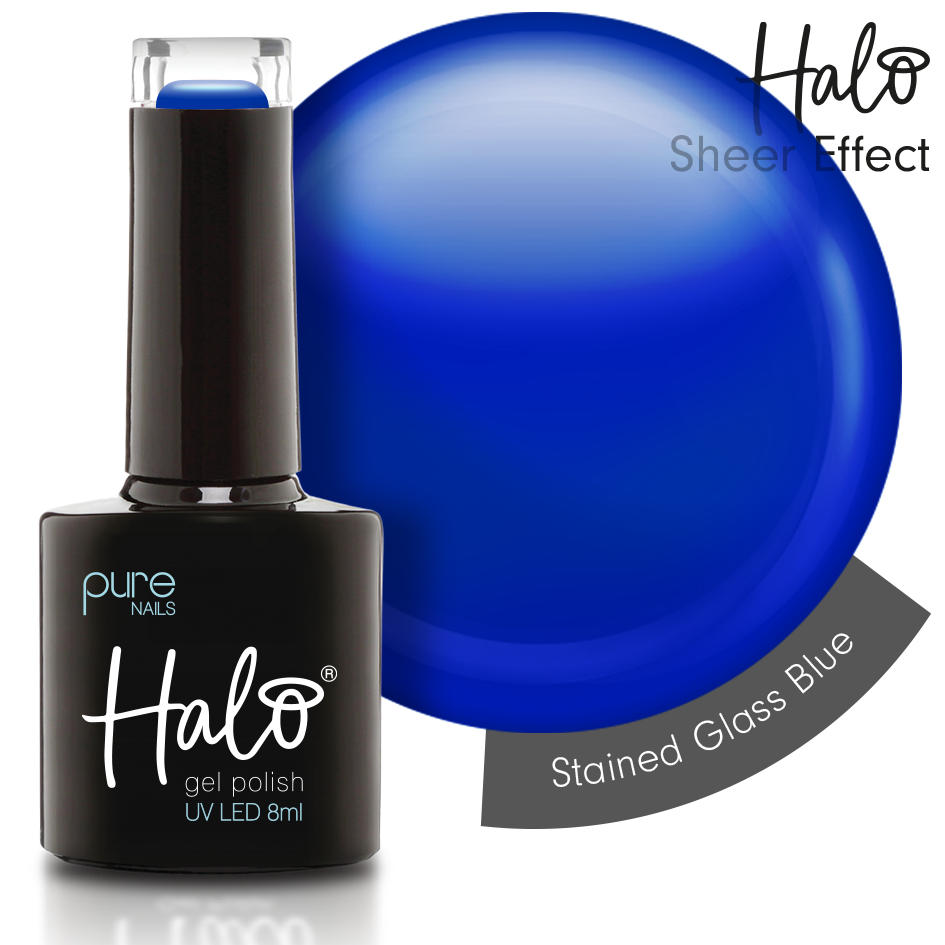 Halo Gel Stained Glass Blue – Hairtech Wholesale