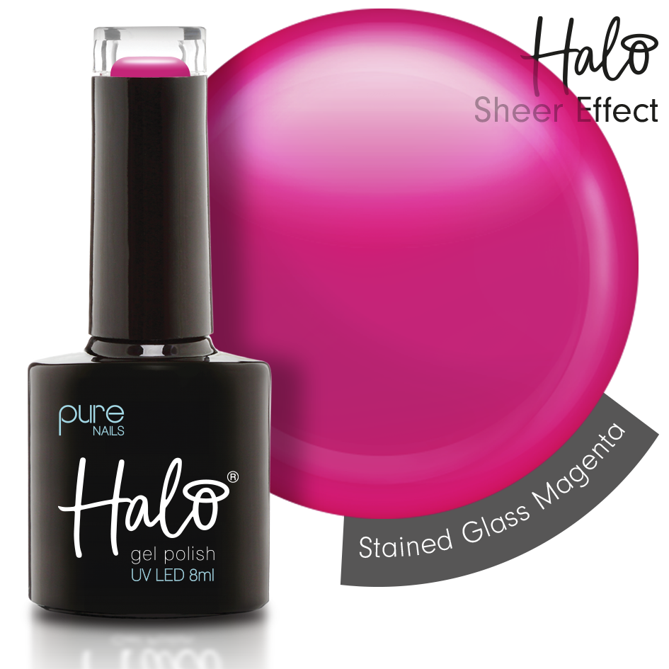 Halo Gel Stained Glass Magenta