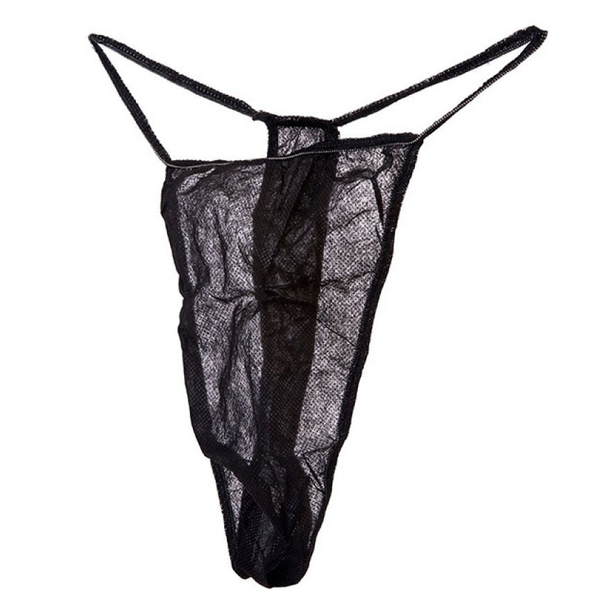 Disposable G String Black 50's one size