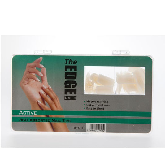 The Edge Nail Tips Active 360 Assorted
