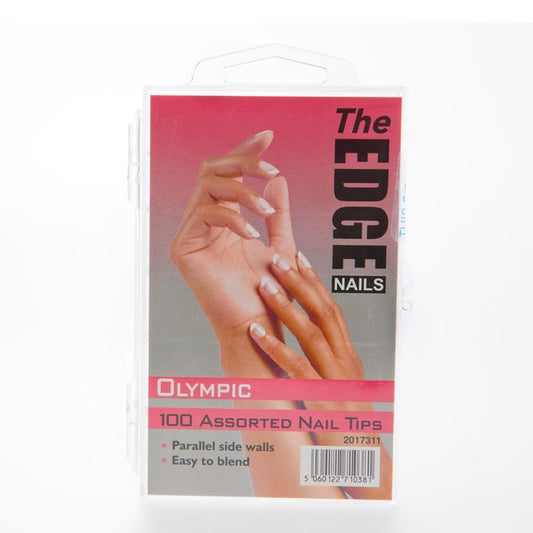 The Edge Nail Tips Olympic 100 Assorted